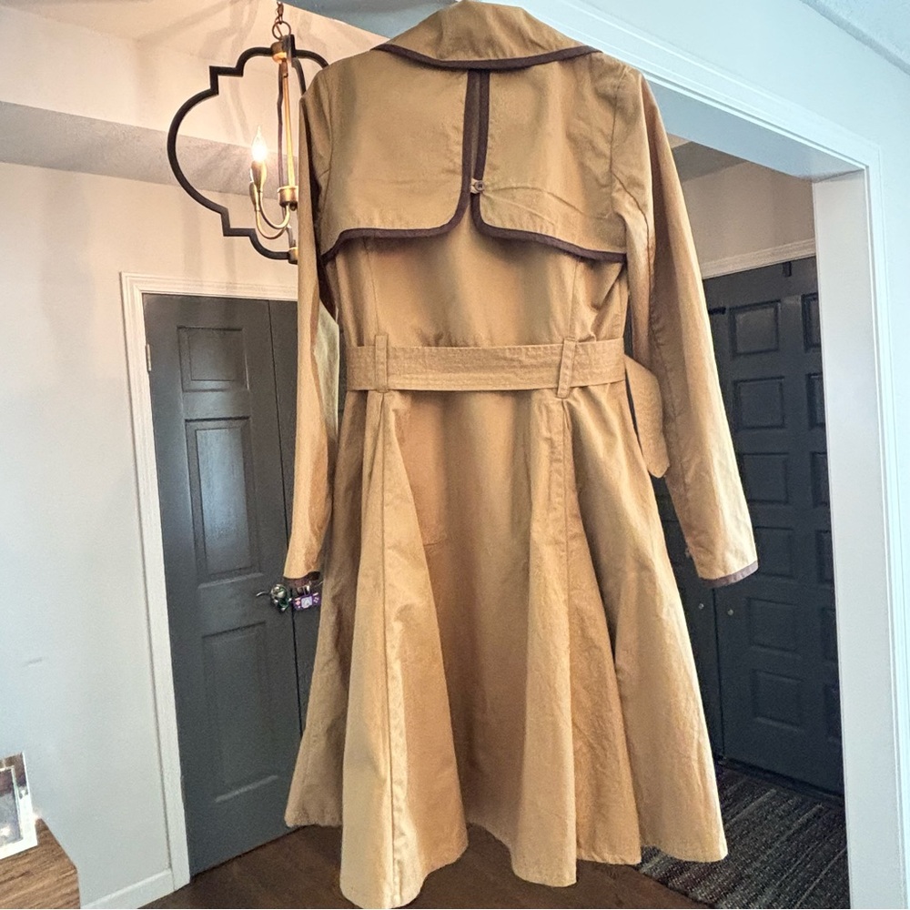 Anthropologie Marley Trench Coat, Size US 2, UK 6 - Picture 9 of 13